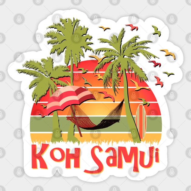 Koh Samui Sticker by Nerd_art